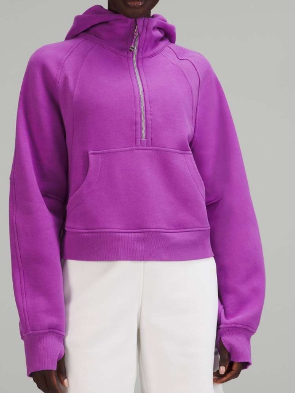 Lululemon RARE Scuba Oversized Half-Zip Hoodie Moonlit Magenta M/l